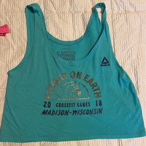 Reebok CrossFit games crop tank.